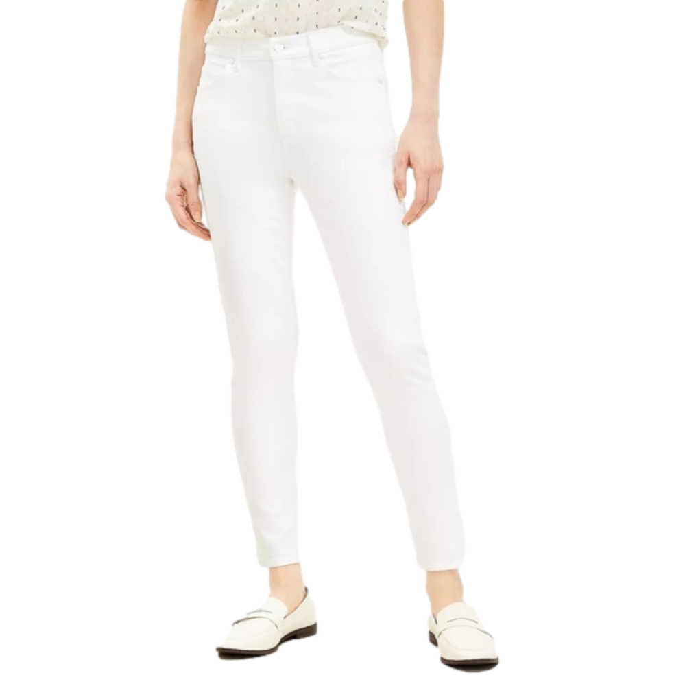 NWT Loft Curvy High Rise Skinny White Jeans - Sz 10 - sold out style!